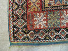 3.5' X 5' Vintage Handmade Hand-knotted Moroccan Urban Rabat Accent Throw Wool Rug - Jewel Rugs