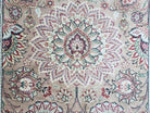 Vintage Very Long Runner 27' ft, Hand-Knotted, Light Salmon Pink & Beige, Indo Mahal Rug, Indian Carpet, Persian Oriental Design, 4' x 27' - Jewel Rugs