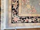 8' 6" X 11' 5" Vintage Handmade Chinese Carving Sculpture Wool Rug Flowers Nice - Jewel Rugs