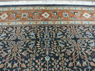 8' X 12' Vintage Fine Handmade India Floral Oriental Wool Rug Detailed Nice - Jewel Rugs