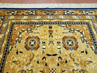 5' 9" X 9' Vintage Karastan Cathay Medallion # 727 American Made Wool Rug Nice - Jewel Rugs