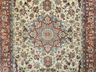 4' X 6' Handmade Ultra Fine Chinese Floral Oriental Wool Rug Hand Knotted Beige - Jewel Rugs