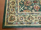 8' X 11' Vintage Hand Tufted India Agra Design Wool Rug Nice - Jewel Rugs