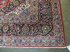 8' X 11' Vintage Handmade India Wool Rug Hand Knotted Carpet Red Nice # 814 - Jewel Rugs