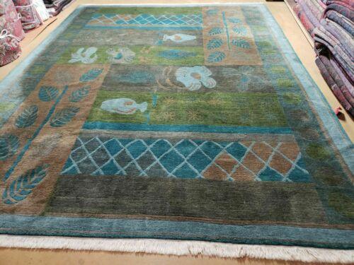 9' X 11' Tufenkian Handmade Tibetan Nepal Wool Rug Decorative Rug Wow - Jewel Rugs