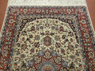 4' X 6' Handmade Ultra Fine Chinese Floral Oriental Wool Rug Hand Knotted Beige - Jewel Rugs