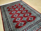 4' X 6' Vintage Handmade Bokhara Turkoman Pakistan Wool Rug Carpet Red Nice - Jewel Rugs