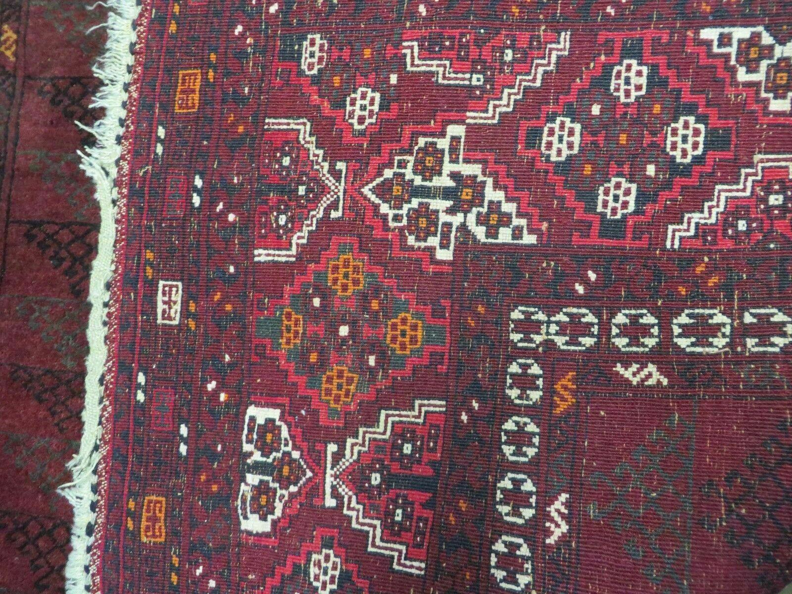 5' X 8' Antique Handmade Fine Tekkeh Turkoman Engsi Hatchli 4 Seasons Wool Rug Bohemian Boho Home Décor - Jewel Rugs