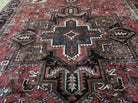 8' X 12' Vintage Handmade Indian Wool Rug Nice - Jewel Rugs