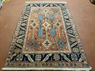 4' X 6' Handmade Turkish Wool Rug Decorative Rust Red Blue - Jewel Rugs