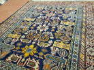 4' 6" X 5' 5" Antique Handmade Perpedil Caucasian Wool Rug Nice Colorful - Jewel Rugs