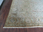 8' X 10' Vintage Handmade India Floral Oriental Top Quality Jaipur Tea Wash - Jewel Rugs