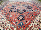 Antique One-of-a-Kind Oversized Heriz Serapi Rug, 11'5" x 15' - Jewel Rugs