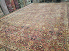 12'X 17' One-of-a-Kind Antique Turkish Handmade Wool Rug Bird - Jewel Rugs