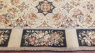 Needlepoint Rug 8x10ft Allover European Design Flowers 100% Wool Hand Knotted Aubusson Area Rug Brand New Flatweave Needle Point Carpet Chic - Jewel Rugs