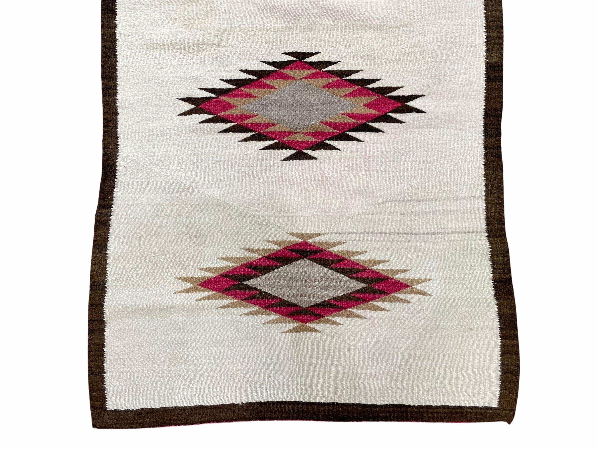 Navajo Rug, Navajo Blanket, Antique Navajo Rug 2.5 x 4, Diamond Navajo Rug, Vintage Navajo Rug, Wool Navajo Rug, Beige Navajo Rug - Jewel Rugs