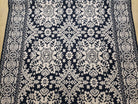 4x6 Power-Loomed Rug Dark Navy Blue & Ivory Oriental Carpet Nice - Jewel Rugs