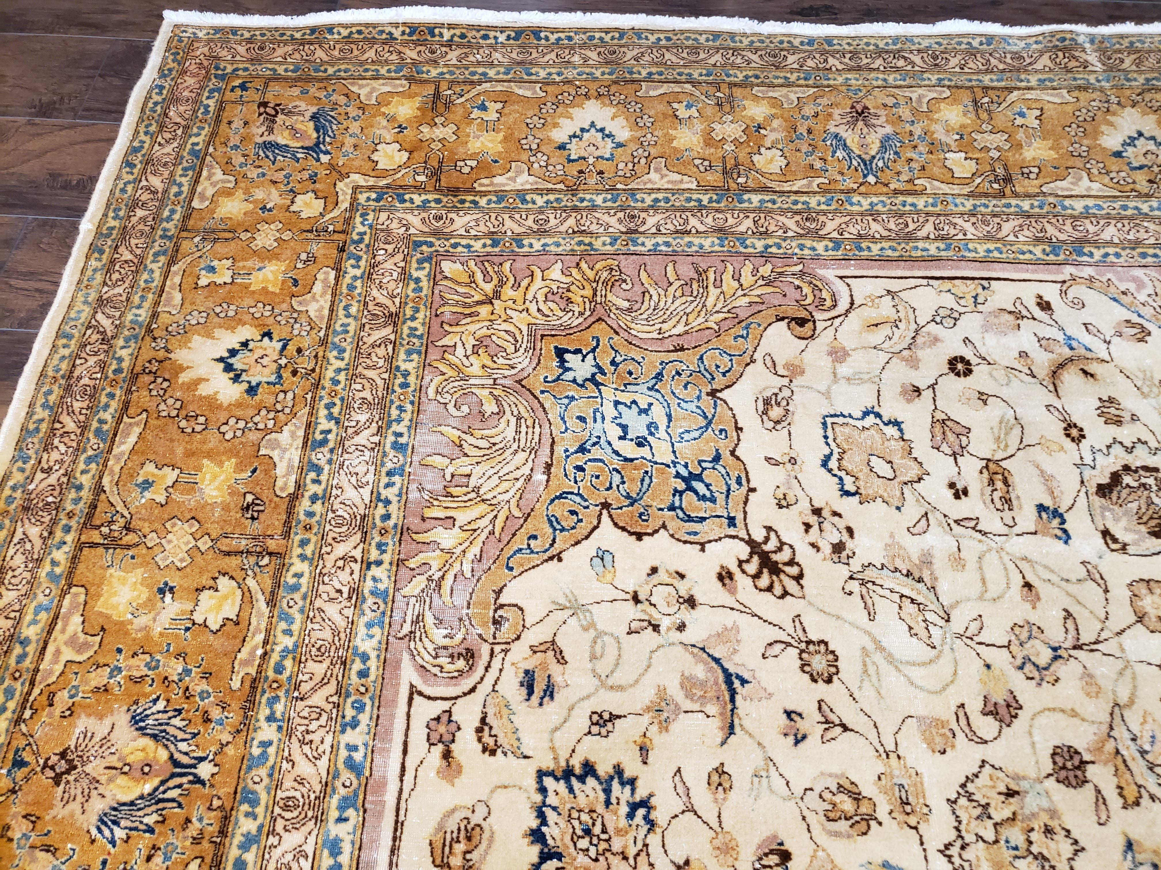 Remarkable Antique Persian Rug 10x19, Oversized Persian Carpet, Rare Palace Sized Oriental Top Quality Antique Rug, Extra Large Wool Rug - Jewel Rugs