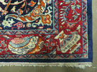 3' 6" X 5' 5" Vintage Fine India Floral Oriental Handmade Wool Rug Sufism Nice - Jewel Rugs