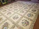 9' X 12' Handmade French Aubusson Savonnerie Garden Design Needlepoint Rug Nice - Jewel Rugs