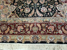 8' X 10' Vintage Handmade Fine Chinese Oriental Wool Rug With Silk Accents - Jewel Rugs