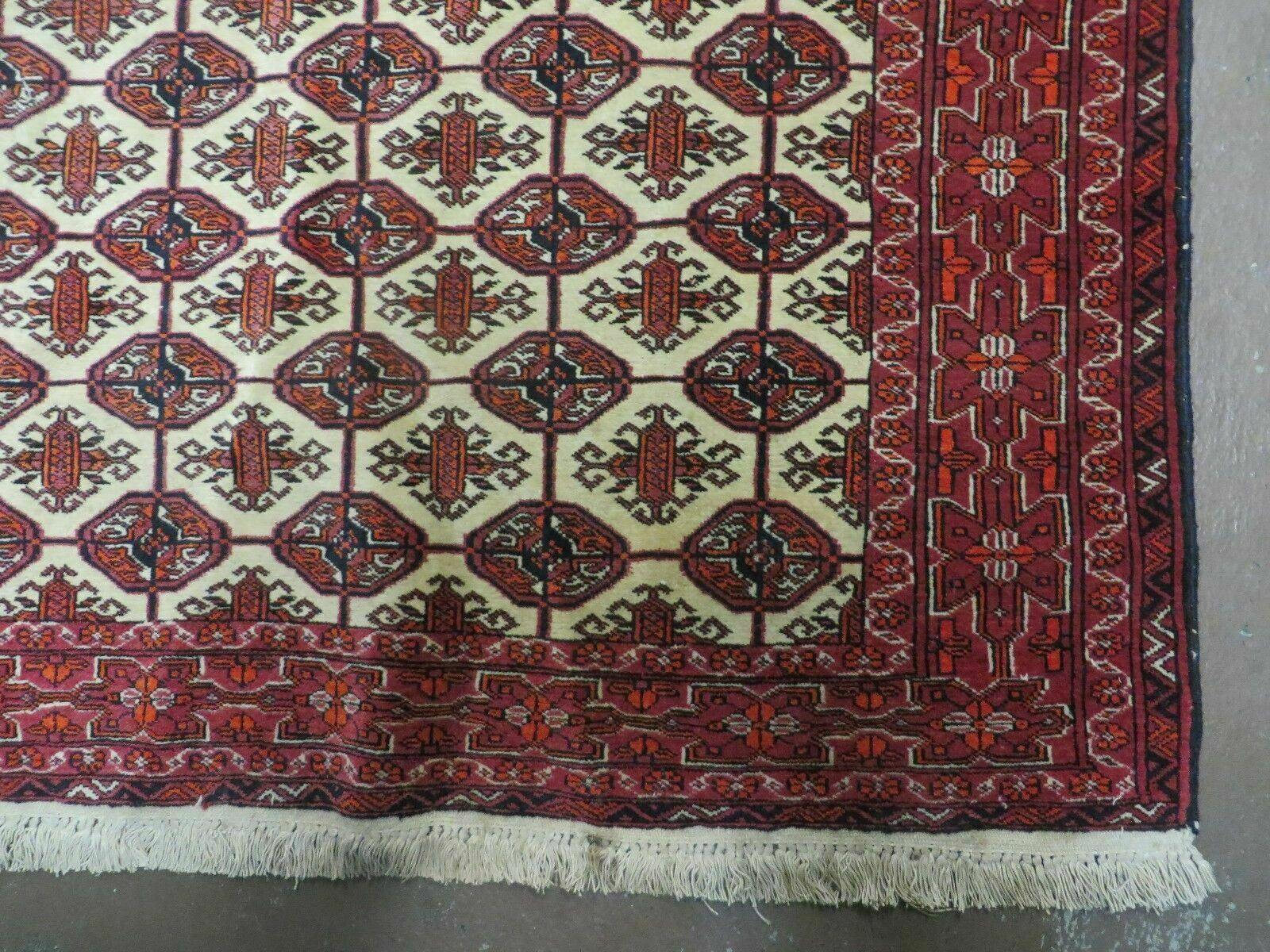 4' X 6' Handmade Finely Knotted Pakistan Turkoman Bokhara Wool Rug Nice - Jewel Rugs