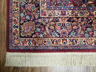 8' 8" X 10' 6" Karastan # 700 Red Saroukk # 785 Wool Rug American Made Beauty - Jewel Rugs