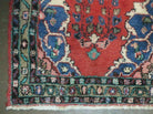 3' 3" X 17' Antique Handmade Indian Wool Runner Rug Red Vegetable Dyes Nice - Jewel Rugs