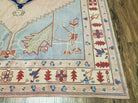 6' X 9' Vintage Handmade Chinese Needlepoint Wool Rug Flat Weave - Jewel Rugs