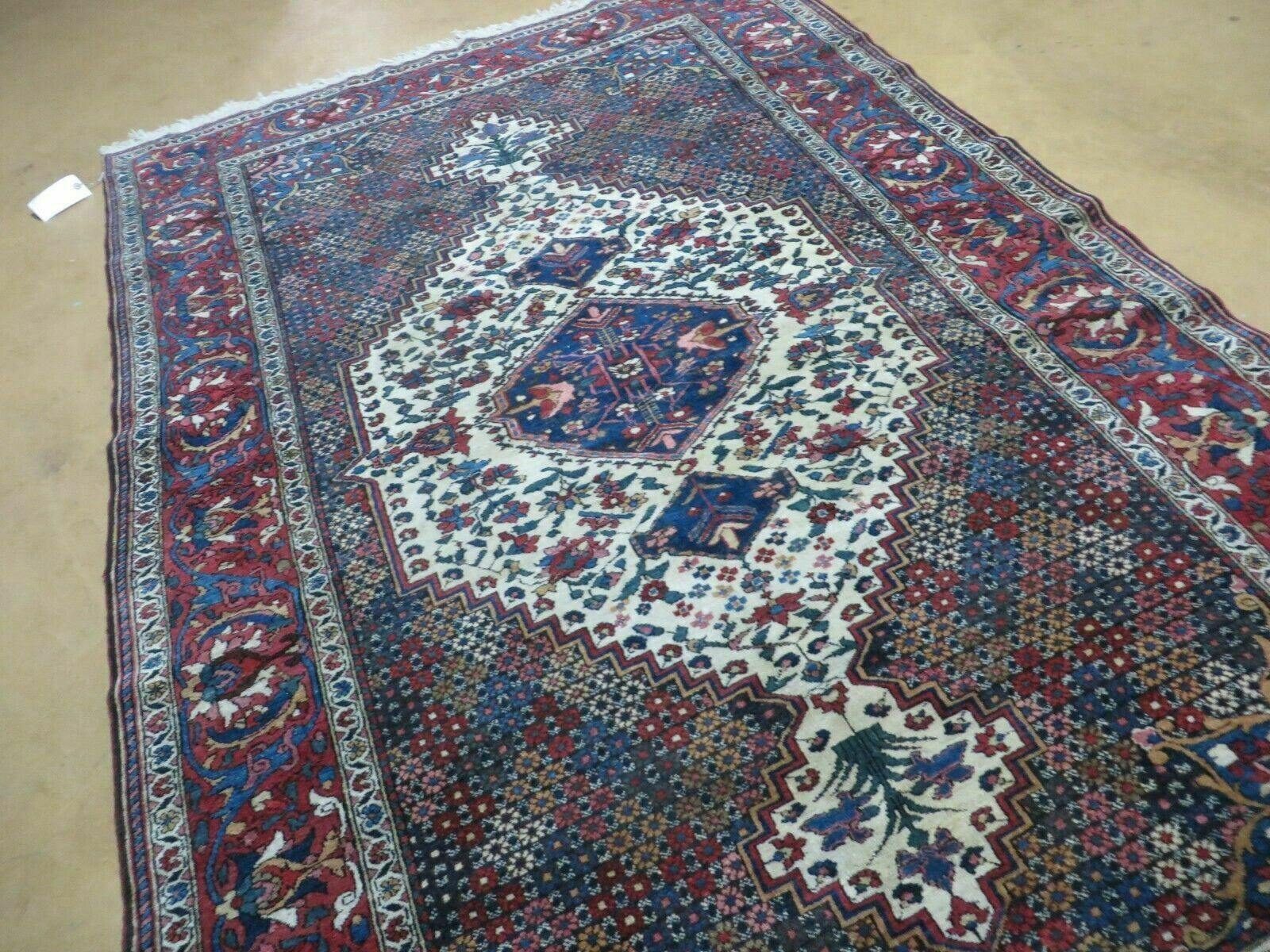 4' X 7' Vintage Handmade Turkish Floral Orient Medallion Wool Veg Dye Rug Nice - Jewel Rugs