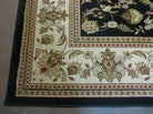 8' 9" X 12' 3" Vintage Turkish Rug Turkey Machine Made Black Nice - Jewel Rugs