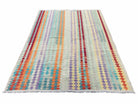 Colorful Kilim Rug 6x8 Multicolor Turkish Kilim Rug 6 x 8 Flat Weave Kilim Playful Anatolian Kilim Wool Kilim New Rug - Jewel Rugs