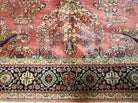 6' X 9' Antique Handmade India Floral Rug Highly Detailed Red Hand Knotted Nice - Jewel Rugs