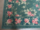 5' 7" X 7' 10" Machine Made Couristan Belgium Made Wool Rug Garden Bouquet Nice - Jewel Rugs