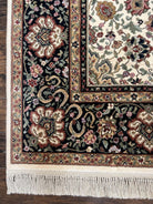 Karastan Rug 8.8 x 12 Ivory Indo Kirman #700/706, Wool Karastan Carpet Area Rug, Vintage Discontinued Original Collection 700 Series, Rare - Jewel Rugs