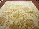 9' X 12' Modern Handmade TIbetan Nepal Wool & Silk Rug Decorative Rug Gold Wow - Jewel Rugs