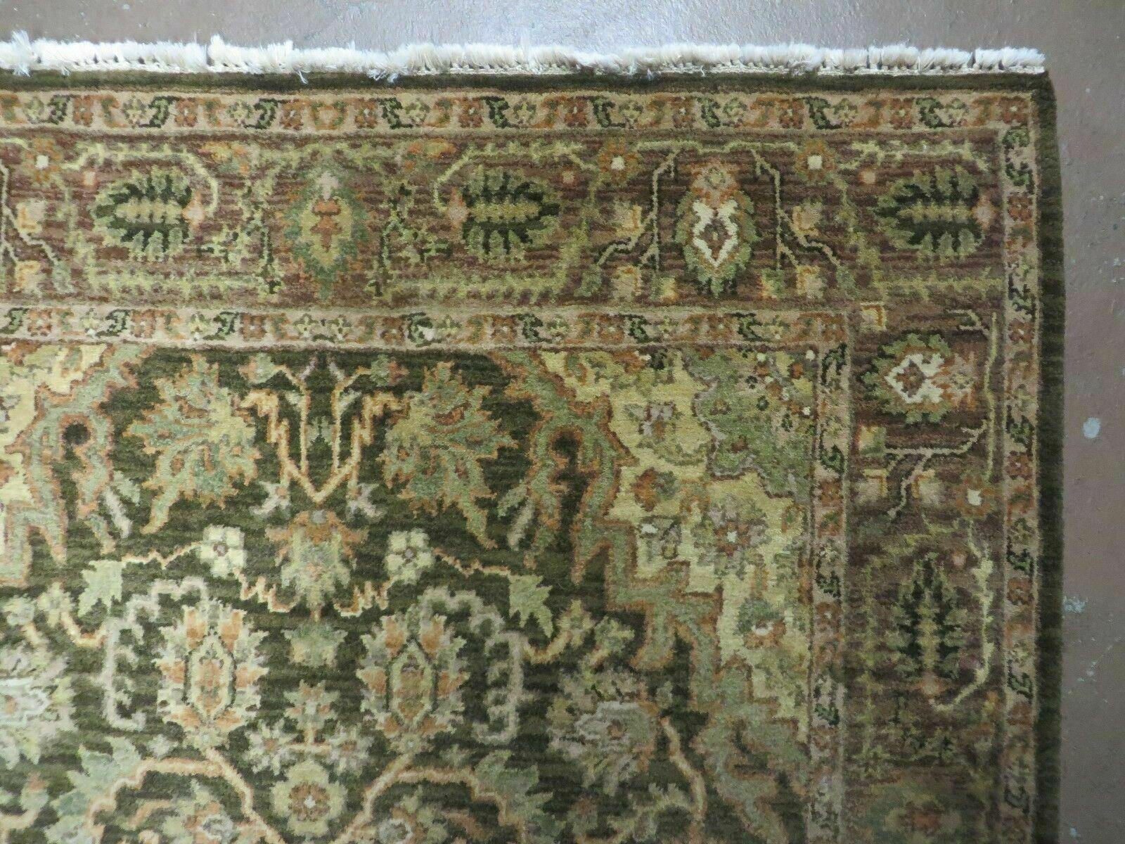 4' X 6' Handmade India Floral Oriental Tea Washed Wool Rug Veg Dyes # M709 Nice - Jewel Rugs