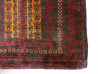 3x5 New Vintage Handmade Tribal Balouch Wool Rug Afghan Prayer Rug Orange Red - Jewel Rugs