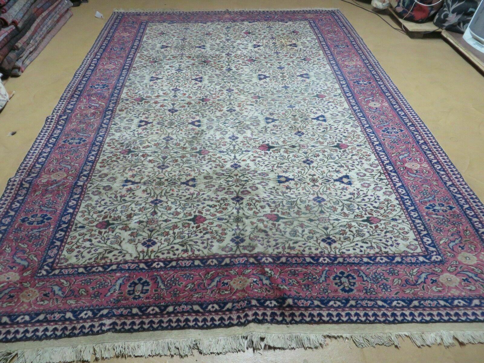 7' X 10' Semi Antique Handmade Turkish Sevas Kayseri Wool Rug Carpet Organic - Jewel Rugs