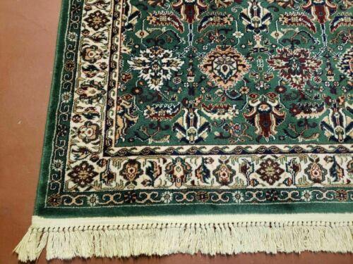 4' 1 X 5' 6" Belgium Made Karastan Kara Mar Worsted Wool Rug Nice Green - Jewel Rugs