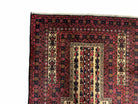 3x5 New Vintage Handmade Wool Rug Tribal Turkoman Balouch Prayer Rug Red Gold - Jewel Rugs