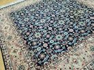 6' X 6' Gorgeous Handmade India Floral Oriental Wool Rug Square Blue Carpet Wow - Jewel Rugs