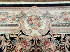 8' 7" X 11' 5" Chinese Handmade Wool Rug Aubusson Savonnerie Silk Accent Beauty - Jewel Rugs