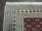 9' X 12' Vintage Handmade Fine Bokhara Turkoman Yamud Pakistan Wool Rug Nice - Jewel Rugs