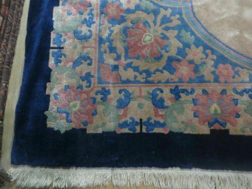 9' X 12' Antique Hand Made Art Deco Nichols Peking Fette Chinese Rug Carpet Nice - Jewel Rugs