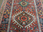 3' X 4' Antique Handmade Indian Wool Rug Vegetable Dyes Red - Jewel Rugs