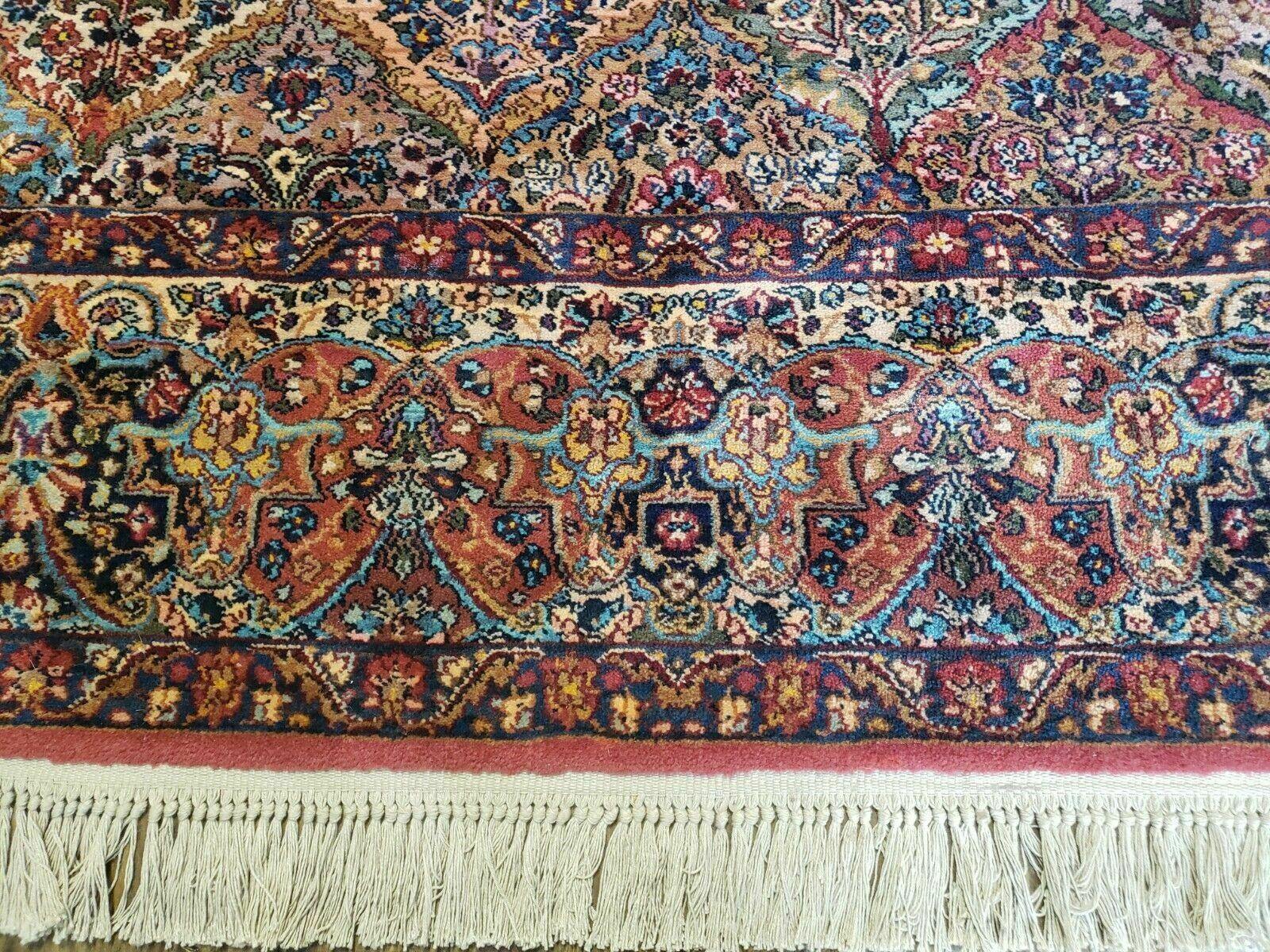 10' X 14' Karastan Multicolor Panel Kirman # 717 Wool Rug American Beauty - Jewel Rugs