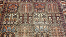 Vintage Persian Bakhtiari Rug, Four Seasons, Panels, Wool, Hand-Knotted, 5' 6" x 9' 5" - Jewel Rugs