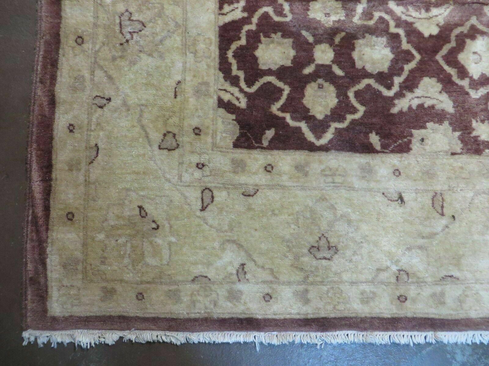 7' X 10' Vintage Fine Handmade Pakistan Peshawar Chobi Floral Wool Rug Vegy Dye - Jewel Rugs