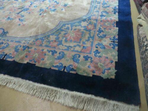 9' X 12' Antique Hand Made Art Deco Nichols Peking Fette Chinese Rug Carpet Nice - Jewel Rugs